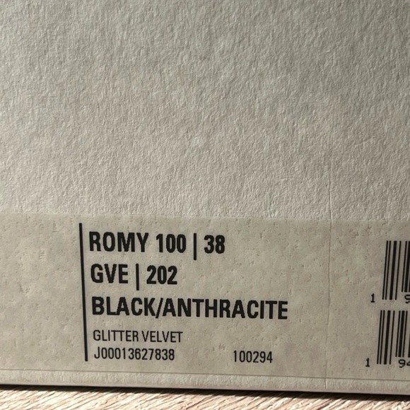 NWT Jimmy Choo Velvet Glitter Heels - Picture 10 of 10